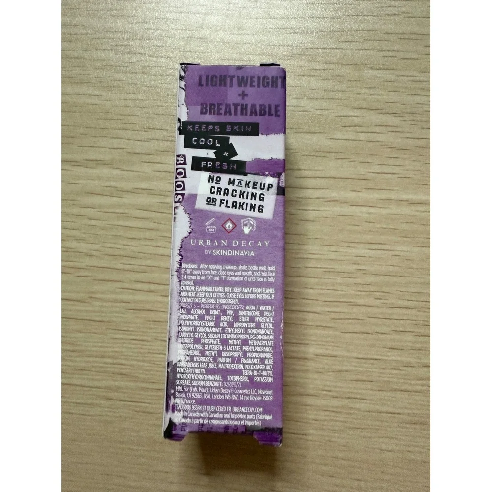 Urban Decay Setting Spray 0.5oz Purple New All Nighter Long Lasting